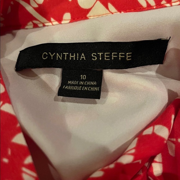 Cynthia Steffe Printed Crêpe de Chine Halter Dress NWT | size 10 - Picture 6 of 10